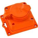 Stekkerdoos voor Buiten IP44 - 1 Stopcontact - Oranje - LED, Verzenden, Nieuw