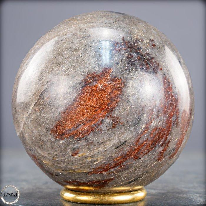 Fantastische Aventurin-Kugel – Een meesterwerk van glans,, Antiek en Kunst, Curiosa en Brocante