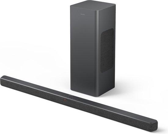 Philips TAB6309 Soundbar met draadloze subwoofer - 2.1 ka..., Audio, Tv en Foto, Home Cinema-sets, Nieuw, Verzenden