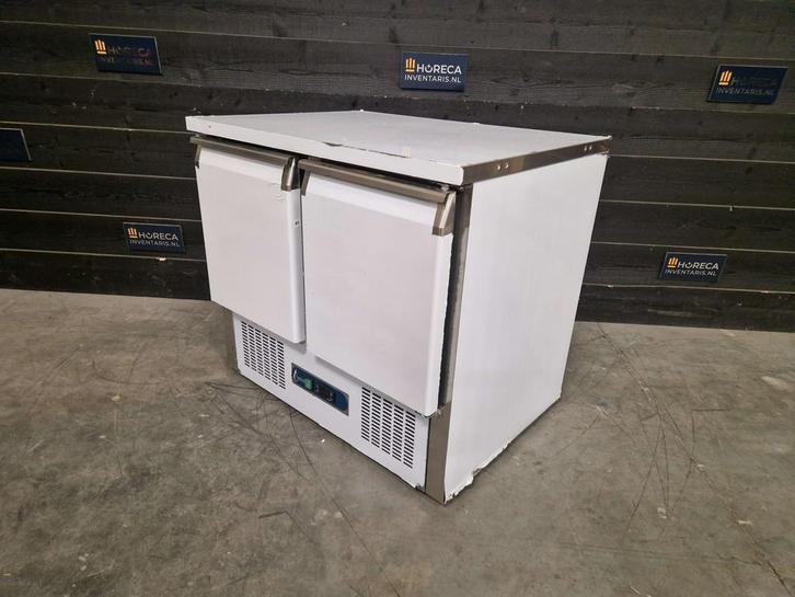 Tefcold vrieswerkbank | saladette | 2-deurs | RVS | SA910BT, Zakelijke goederen, Horeca | Keukenapparatuur, Nieuw zonder verpakking
