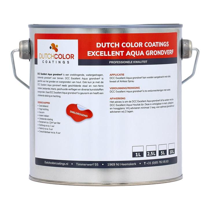 DCC Excellent Aqua Grondverf Mengkleur 5L, Doe-het-zelf en Bouw, Verf, Beits en Lak, Nieuw, Verzenden