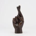 sculptuur, NO RESERVE PRICE - HOPE/PROMISE Hand Signal