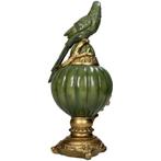 Beeld, Large Classic Parrot on Vase - 29 cm - polysteen, Antiek en Kunst