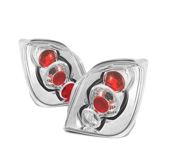 Feux Arrière Pour Ford Fiesta Mk3 89-95 Style Lexus Chromé, Auto-onderdelen, Verlichting, Verzenden