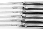Laguiole - 12x Steak Knives - completely Stainless Steel -