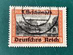 Duitse Rijk 1939 - 1 Mark met kopstaand watermerk - gekeurd, Postzegels en Munten, Gestempeld