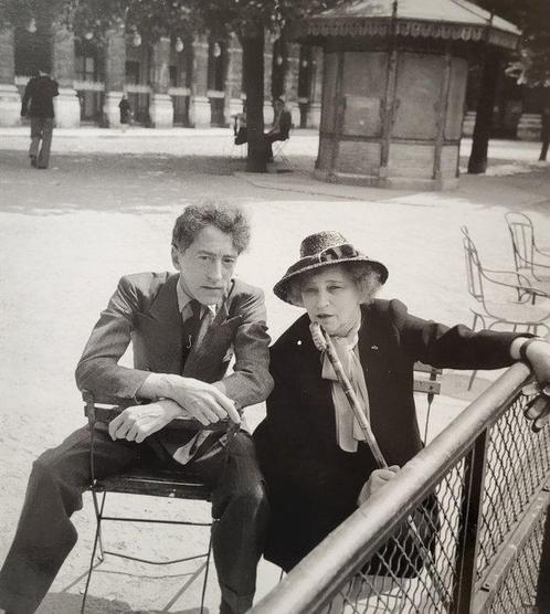 Serge Lido (1906-1984) - Colette et Giacometti, Antiek en Kunst, Kunst | Schilderijen | Modern