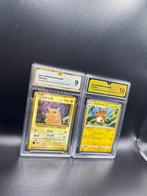Pokémon - 2 Graded card Pikachu & Raichu Global Grading 9&10