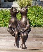 Beeldje - Cats in love - Brons