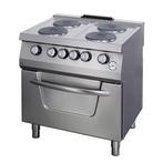 Heavy Duty Fornuis - 4 Pitten - Dubbel - 70 cm Diep - met, Verzenden, Nieuw in verpakking, Fornuis, Frituur en Grillen