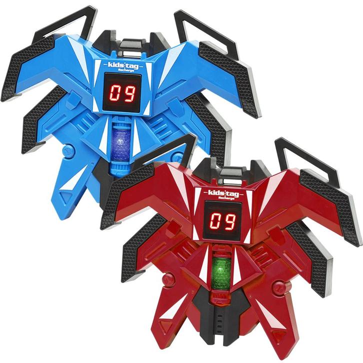 2 KidsTag Recharge Display Vesten Rood/Blauw, Kinderen en Baby's, Speelgoed | Buiten | Actiespeelgoed, Nieuw, Ophalen of Verzenden