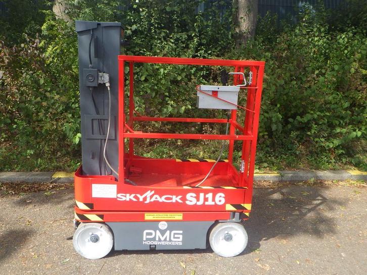 Hoogwerker mast, Skyjack SJ16 , 2013 , 6,75 meter, gekeurd, Zakelijke goederen, Machines en Bouw | Kranen en Graafmachines, Hoogwerker