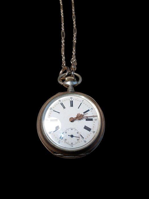 Victoria - Ancienne montre de poche remontoir – cylindre 10, Handtassen en Accessoires, Horloges | Heren