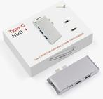 6 in 1 - Aluminium DrPhone Thunderbolt 3 - USB-C Adapter Hub, Nieuw, Verzenden