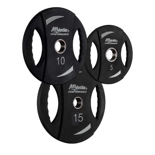 Olympic Weight Plates PU - 5 kg, Sport en Fitness, Fitnessmaterialen, Nieuw, Verzenden
