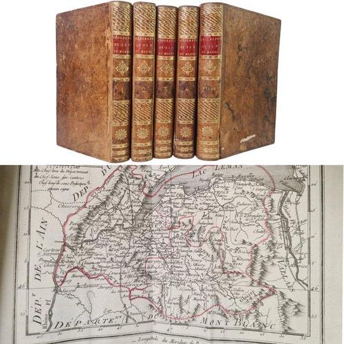 D. L. M - Géographie statistique, hydraulique,, Antiek en Kunst, Antiek | Boeken en Manuscripten