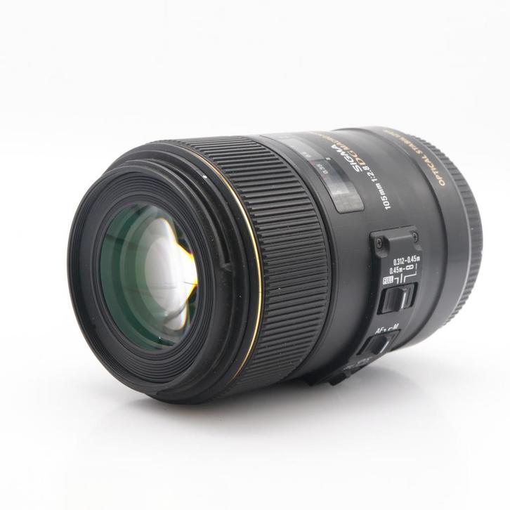 Sigma 105mm F/2.8 EX DG Macro OS HSM Canon EF | Tweedehands, Audio, Tv en Foto, Foto | Lenzen en Objectieven, Zo goed als nieuw