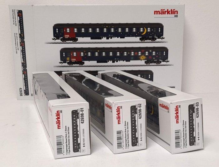 Märklin H0 - 42698 - Modeltrein personenwagonset (1) -, Hobby en Vrije tijd, Modeltreinen | H0