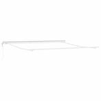 Retro Markies Wit 4x3.5m Metaal | Retour Deal (zonneluifel), Tuin en Terras, 300 cm of meer, Verzenden, Nieuw, 250 cm tot 450 cm