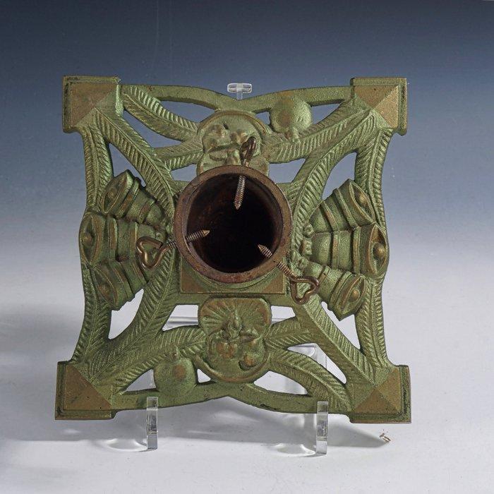 Standaard - Art Deco kerstboomstandaard met dennenappel- en, Antiek en Kunst, Kunst | Designobjecten