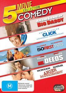Big Daddy/Click/50 First Dates/Mr Deeds/Anger Management DVD, Cd's en Dvd's, Dvd's | Overige Dvd's, Zo goed als nieuw, Verzenden