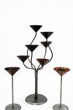 Kandelaar (3) - Metaal, Koper, Staal, Antiek en Kunst