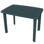 vidaXL Tuintafel 101x68x72 cm kunststof groen, Tuin en Terras, Tuintafels, Verzenden, Nieuw