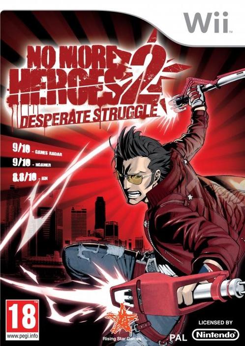 No More Heroes 2 Desperate Struggle-Standaard (Wii) Gebruikt, Games en Spelcomputers, Games | Nintendo Wii, Ophalen of Verzenden