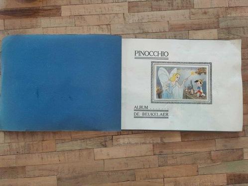 Zeldzaam Pinocchio Walt Disney - De Beukelaer - (blauwe, Verzamelen, Stickers