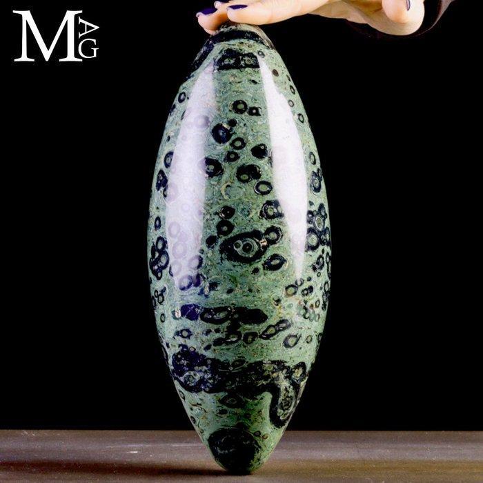 Kambaba Jasper Shiva Lingam – Natuurlijke met de hand, Verzamelen, Mineralen en Fossielen