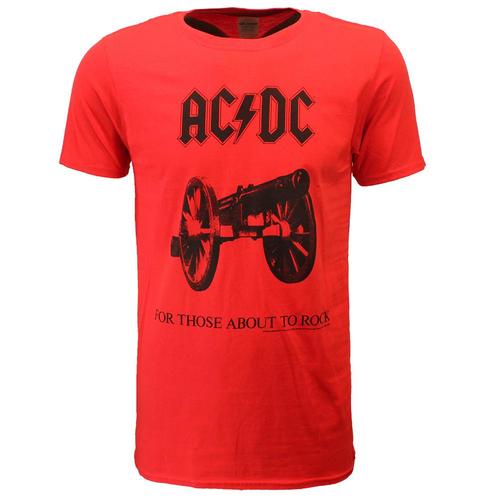 ACDC For Those About To Rock Rood T-Shirt - Officiële, Kleding | Heren, T-shirts
