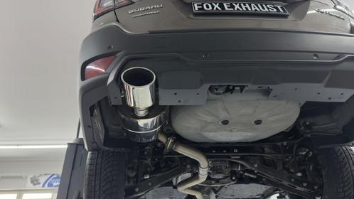 FOX Subaru Outback BT achterinzetstuk ABS zwart mat met nerf, Auto-onderdelen, Uitlaatsystemen, Nieuw, Verzenden