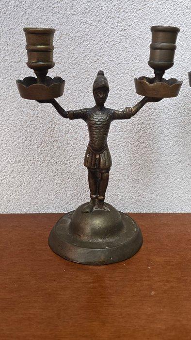 Kandelaar - Metaal, Antiek en Kunst, Curiosa en Brocante