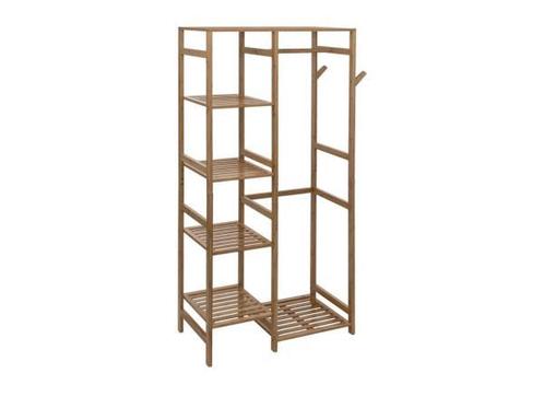 Veiling - 5five Garderobekast Bamboe – Open Kledingkast, Huis en Inrichting, Kasten | Kleerkasten, Nieuw