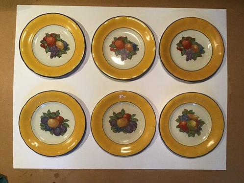 Keller et Guérin de Luneville - Dessertservies - Aardewerk, Antiek en Kunst, Antiek | Meubels | Tafels
