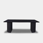 Tafel Boomstam Eikenhout  Half Rond  200x100, Huis en Inrichting, Nieuw