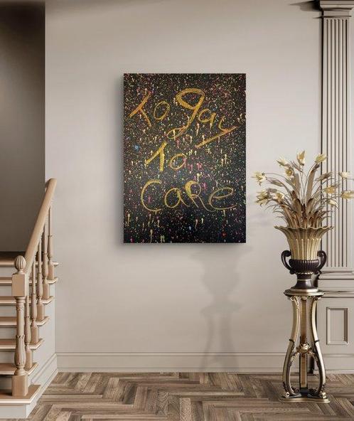 LeeJaimy - To gay to care, Antiek en Kunst, Kunst | Schilderijen | Modern