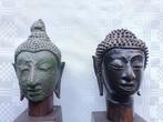 2x Hoofd van Boeddha - Ayutthaya-periode - Thailand