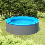 vidaXL Splasher pool 350x90 cm grijs, Tuin en Terras, Zwembaden, Verzenden, Nieuw