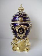 Sieradendoos - Big purple Imperial egg - Fabergé style -