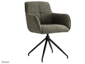 Criks Design Draaibare Eetkamerstoel Charly Green, Verzenden