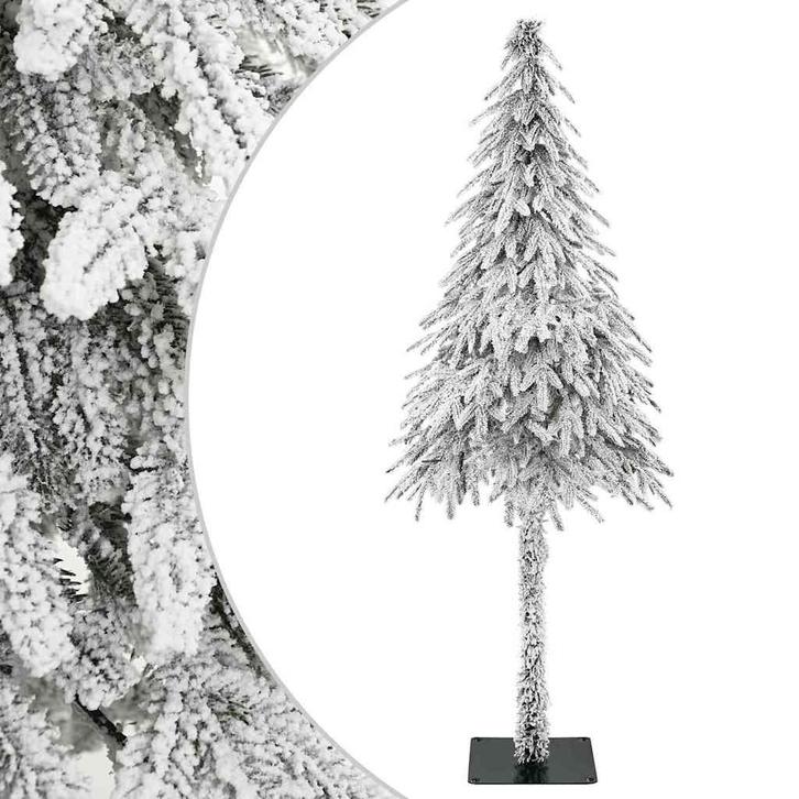 vidaXL Kunstkerstboom Wit 76 x 76 x 180 cm Kunststof en, Diversen, Kerst, Nieuw, Verzenden