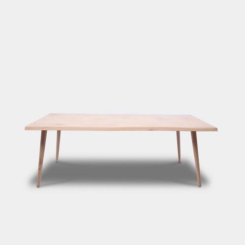 Tafel Boomstam Eikenhout  Konisch  200x100, Huis en Inrichting, Tafels | Eettafels