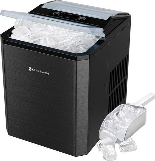 Tweedekans | KitchenBrothers IJsblokjesmachine - 1L - Easy, Elektronische apparatuur, Koelkasten en IJskasten, Ophalen of Verzenden