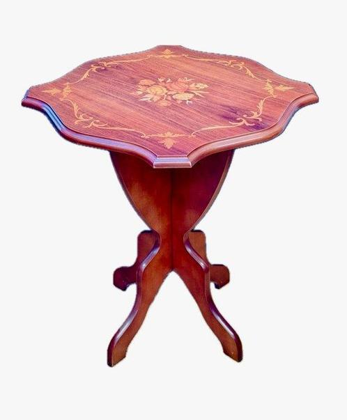 Table dappoint - Style Louis XV Nature morte de fleurs -, Antiek en Kunst, Curiosa en Brocante
