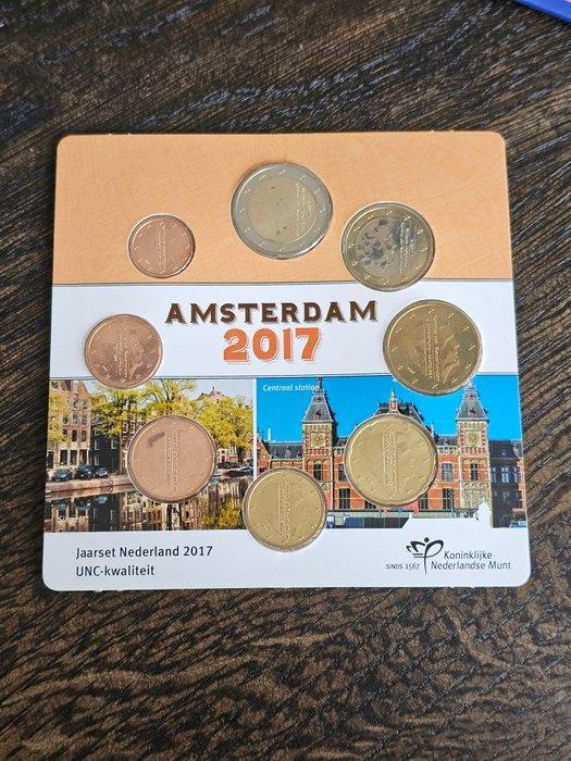 Nederland. Series 1 Cent - 2 Euro / Year Set (BU) 2017/2021, Postzegels en Munten, Munten | Europa | Euromunten