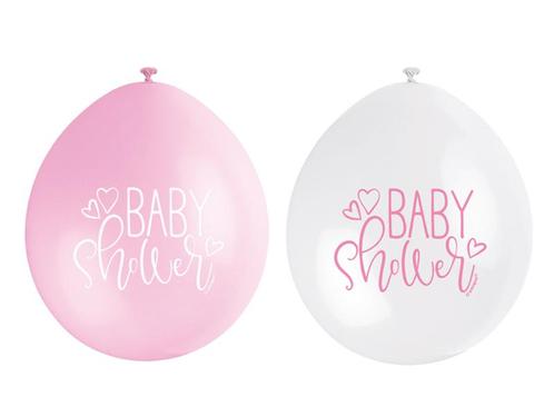 Geboorte Ballonnen Baby Shower Roze 25cm 10st, Hobby en Vrije tijd, Feestartikelen, Nieuw, Verzenden