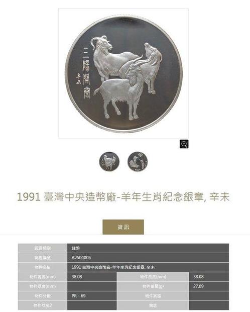 China, Republic. Taiwan Silver Medal 1991-2002, 12 Central, Postzegels en Munten, Munten | Europa | Niet-Euromunten