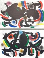 Joan Miro (1893-1983) - Lote de dos obras: Litografías, Antiek en Kunst
