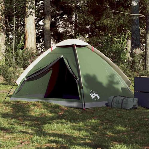 vidaXL Koepeltent 2-persoons waterdicht groen, Caravans en Kamperen, Tenten, Nieuw, Verzenden